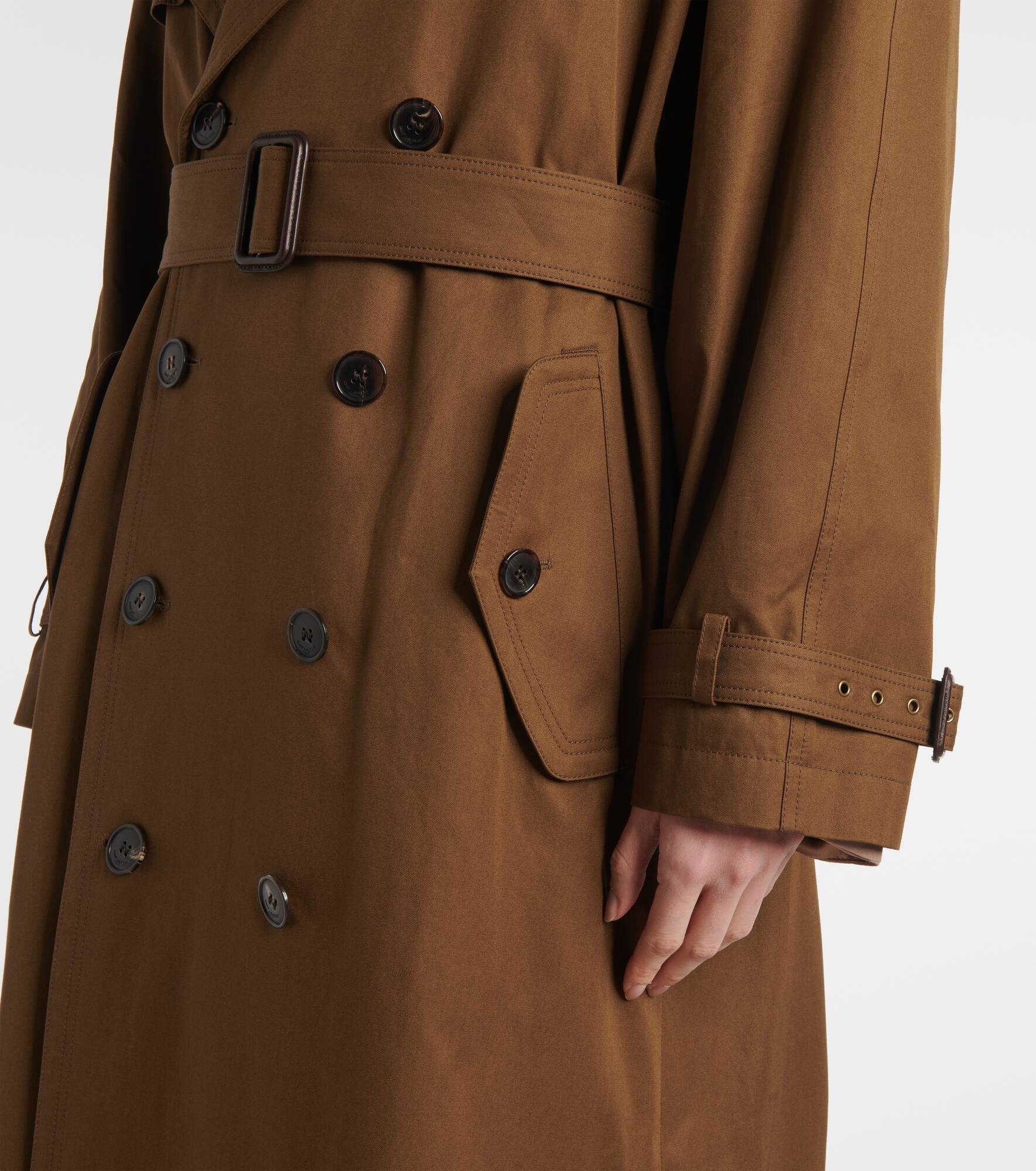 Cotton trench coat - 5