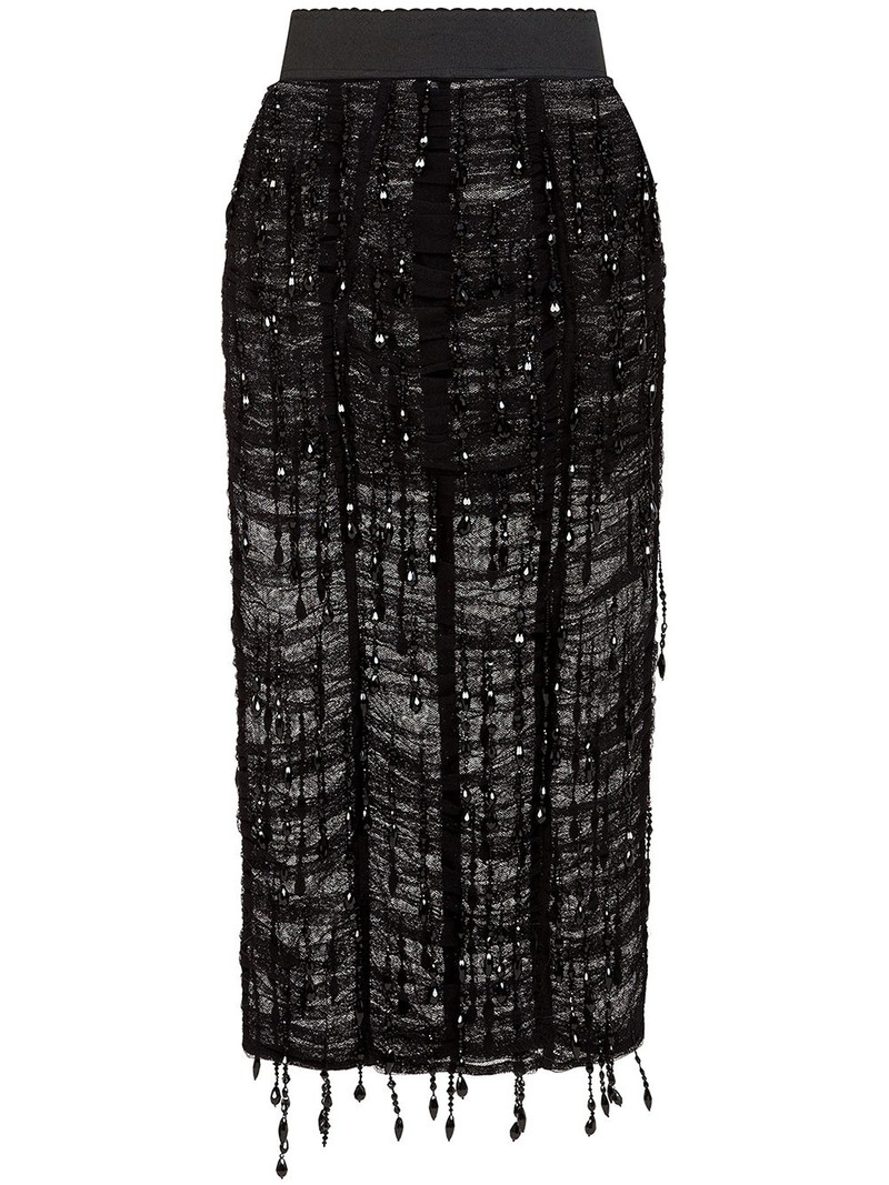 beaded pencil skirt 1