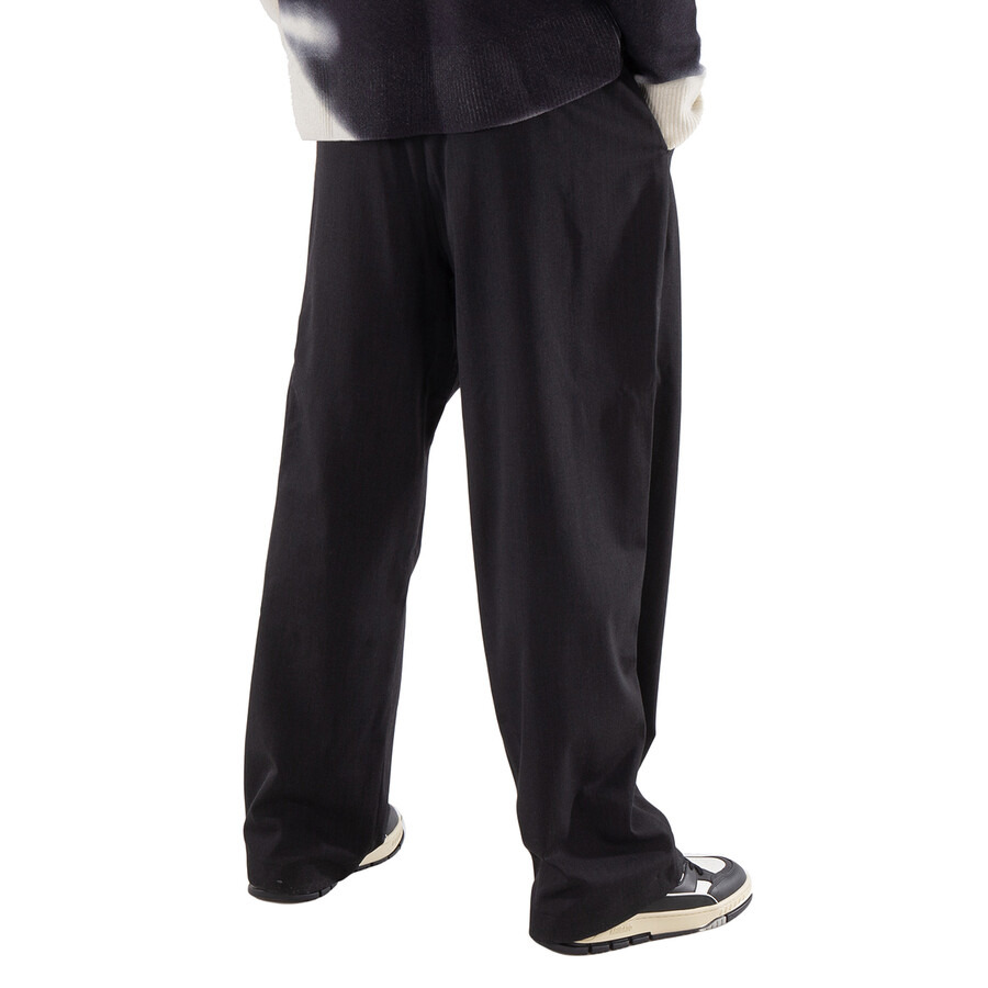 A Cold Wall Men's Black Console Cotton Trousers - 4