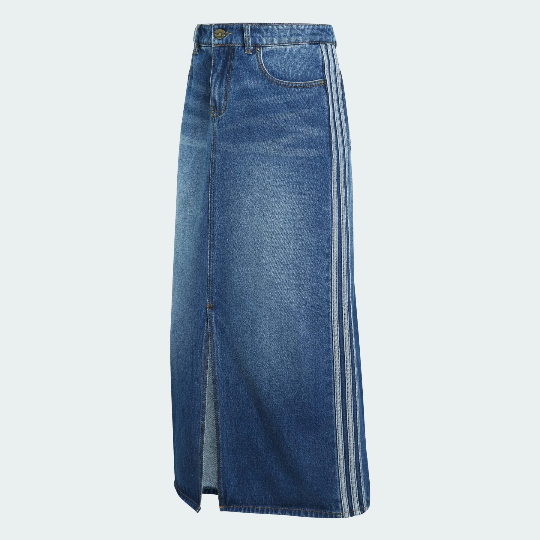 3-STRIPES PENCIL SKIRT DENIM - 1