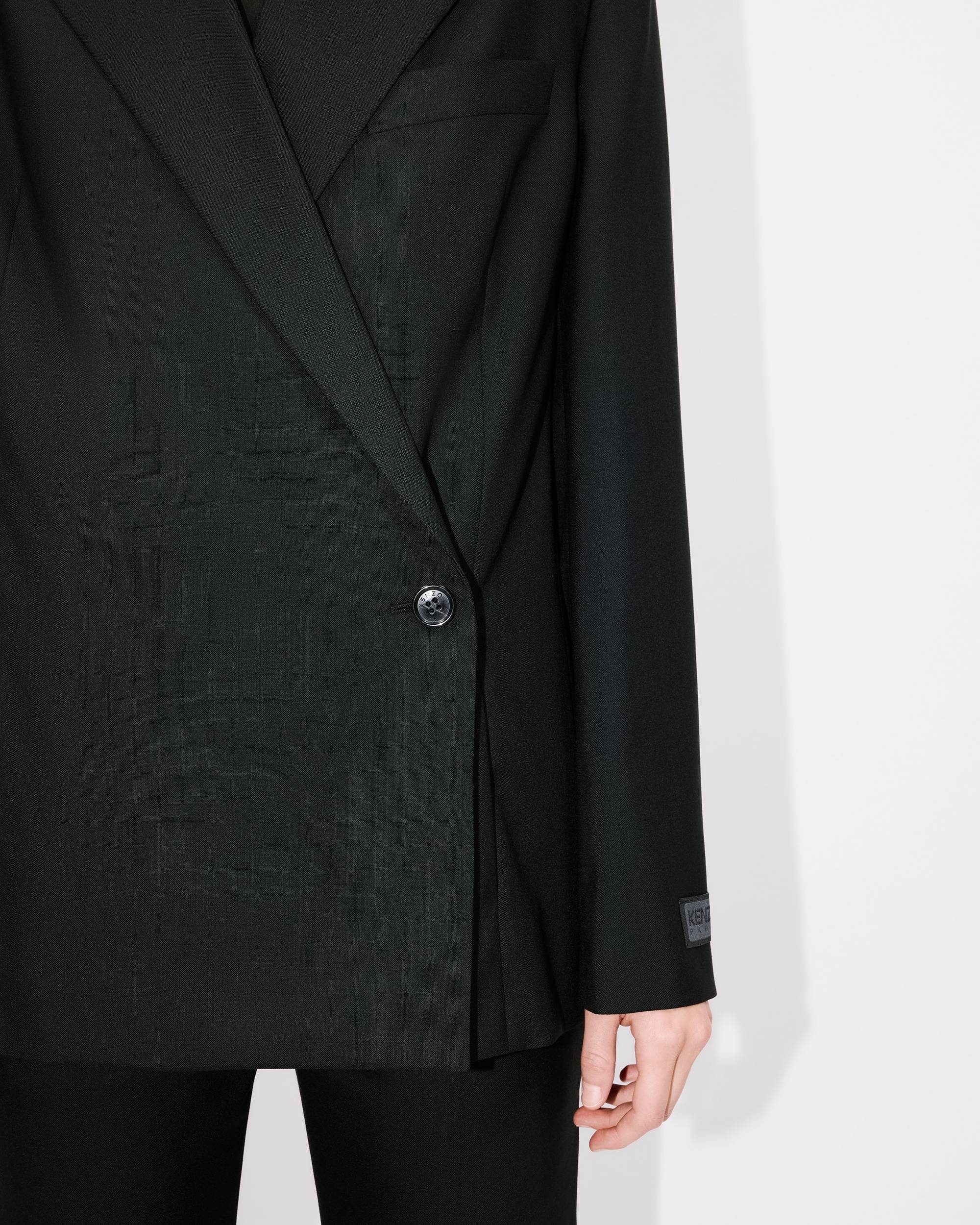Kimono blazer in virgin wool - 7