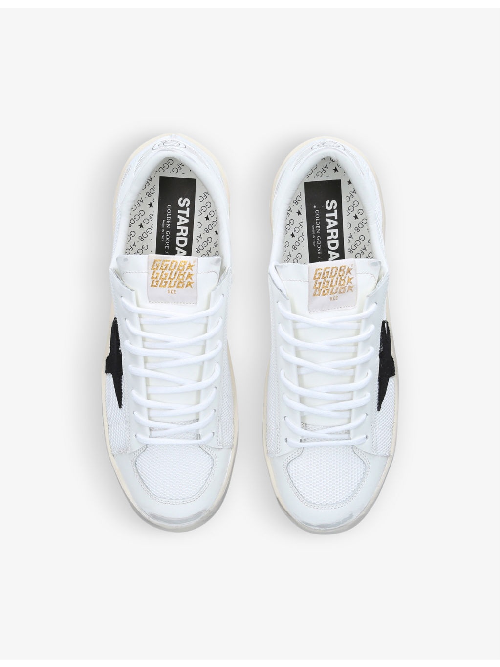 Men’s Stardan low-top leather and mesh trainers - 2