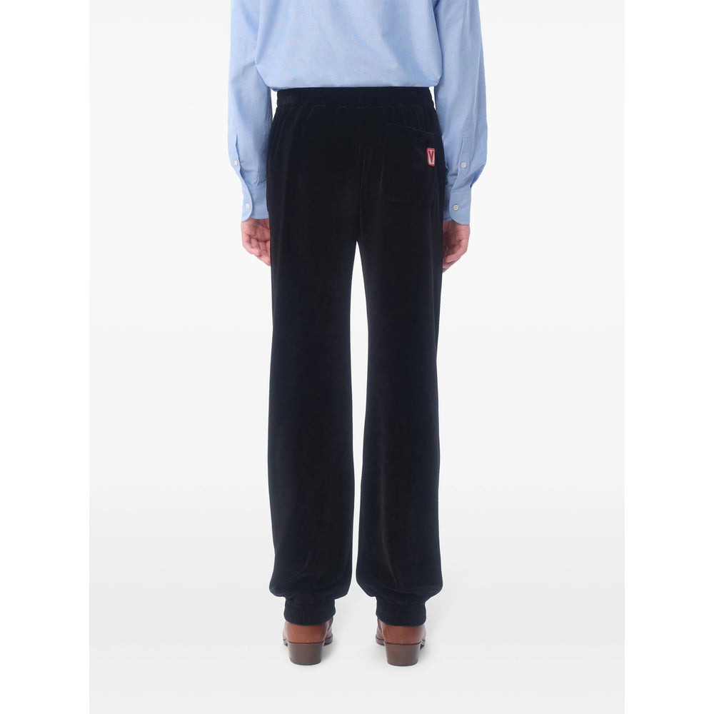 Valentino Black Trousers - Loose Fit Men - 4