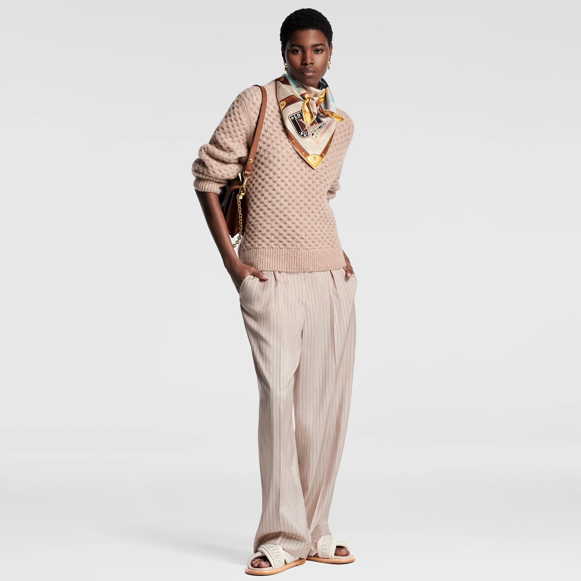 Honeycomb Knit Pullover - 4