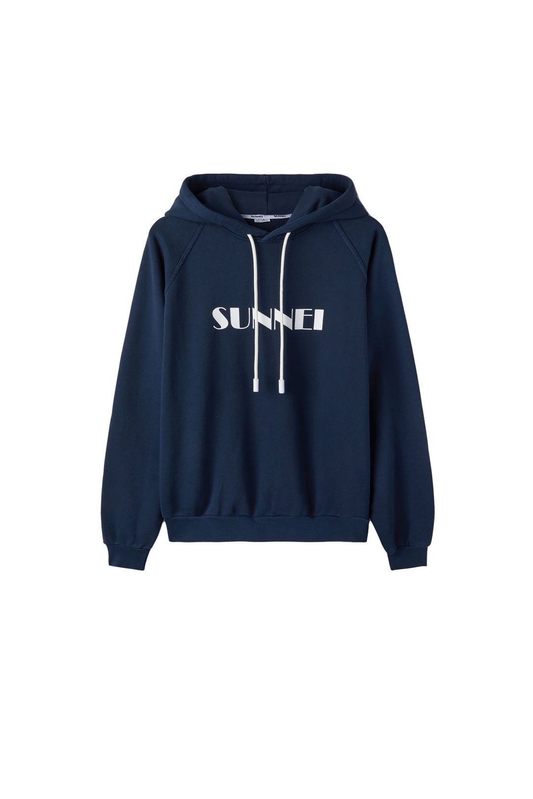BLUE HOODIE WITH LOGO - 1