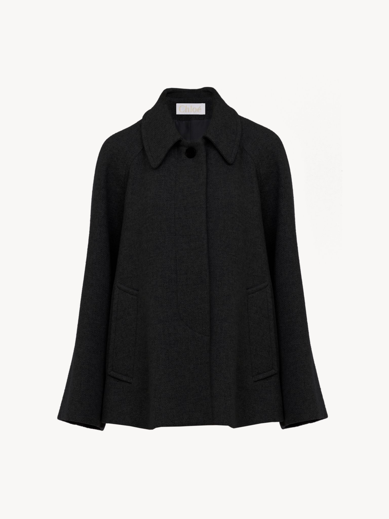 SHORT CAPE COAT - 3