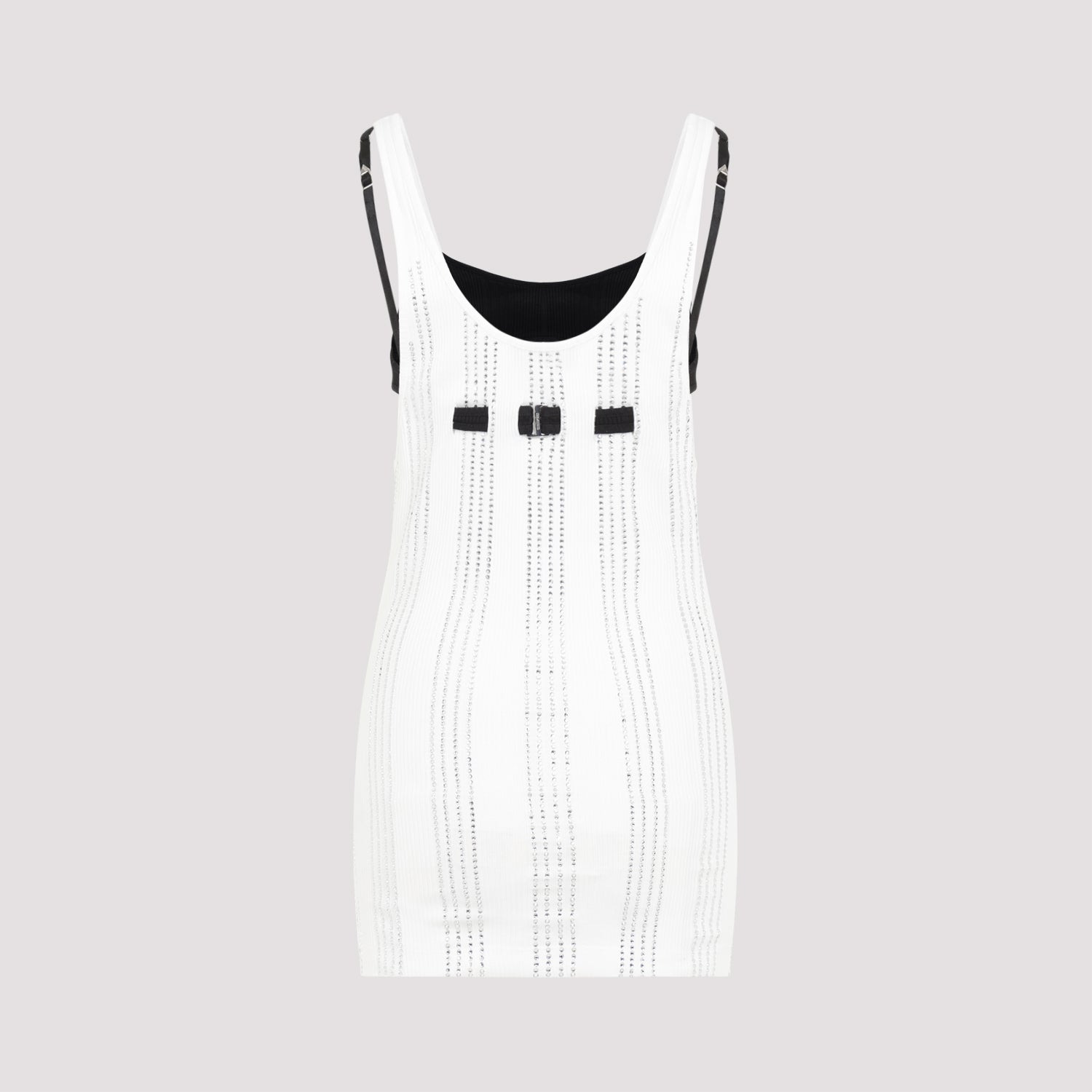 The Attico Flat Ribbed Jersey Tank Top Women - 2