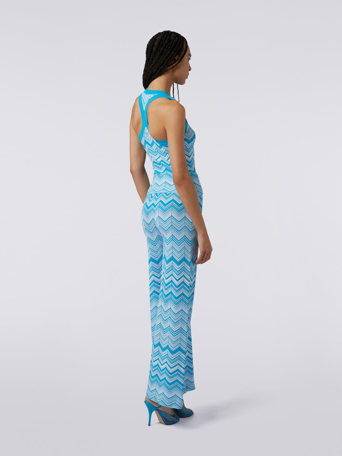 Viscose blend sleeveless top - 4