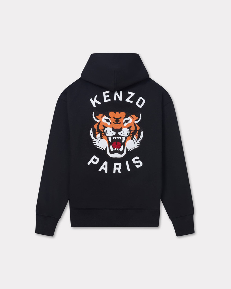 KENZO 'KENZO Lucky Tiger' genderless embroidered oversized hoodie outlook
