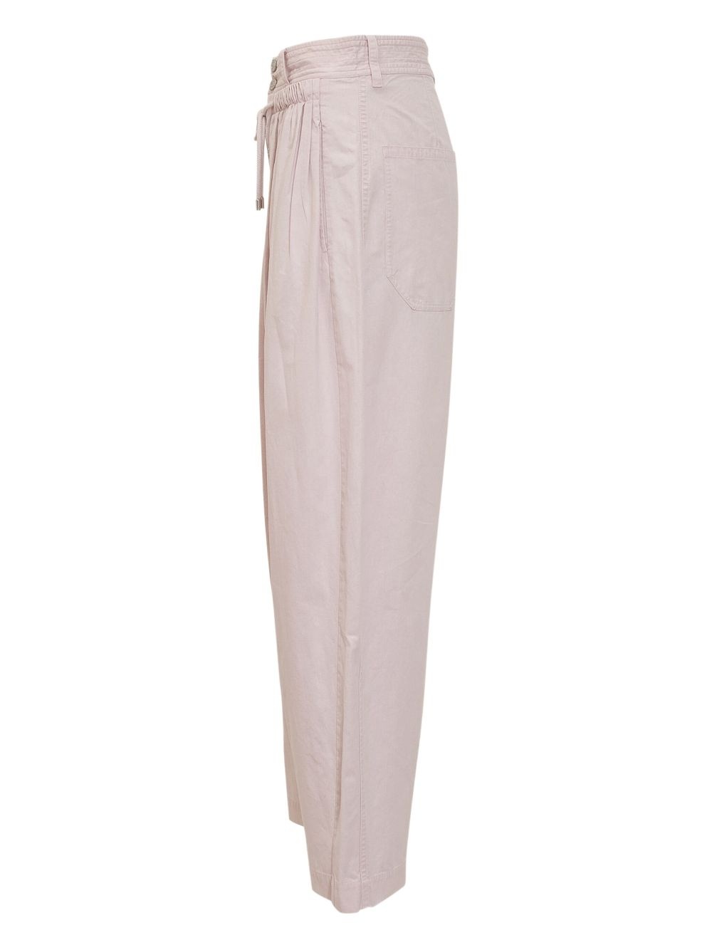 pintuck detailing trousers - 3