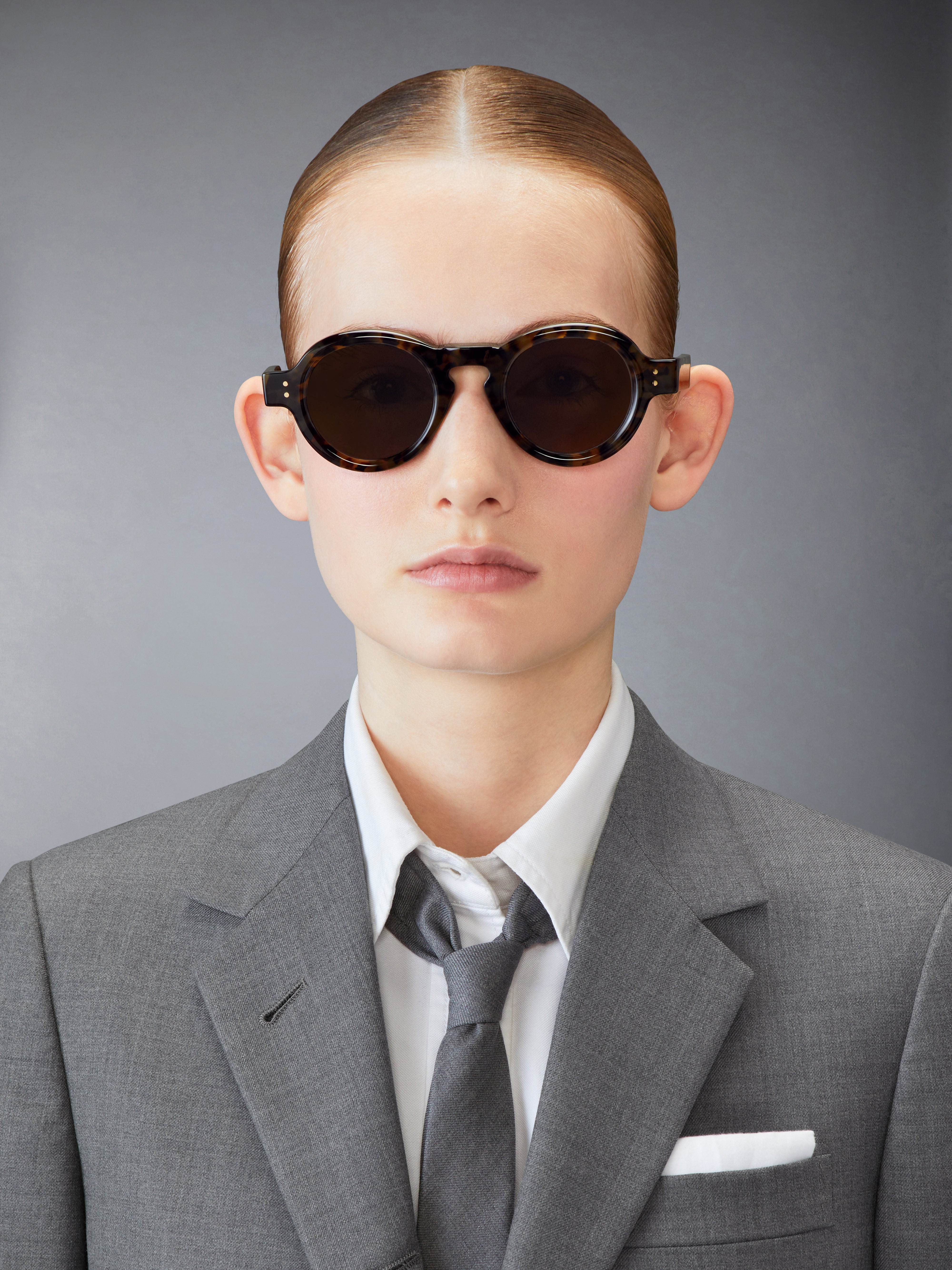 TOKYO TORTOISE ACETATE ROUND SUNGLASSES - 3