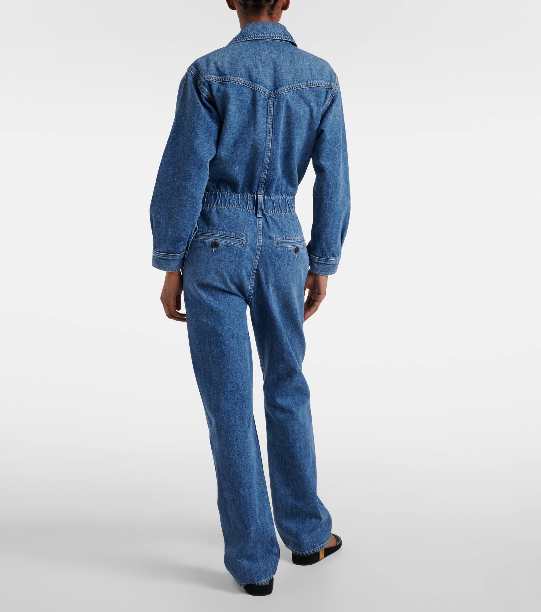 Solene denim jumpsuit - 3
