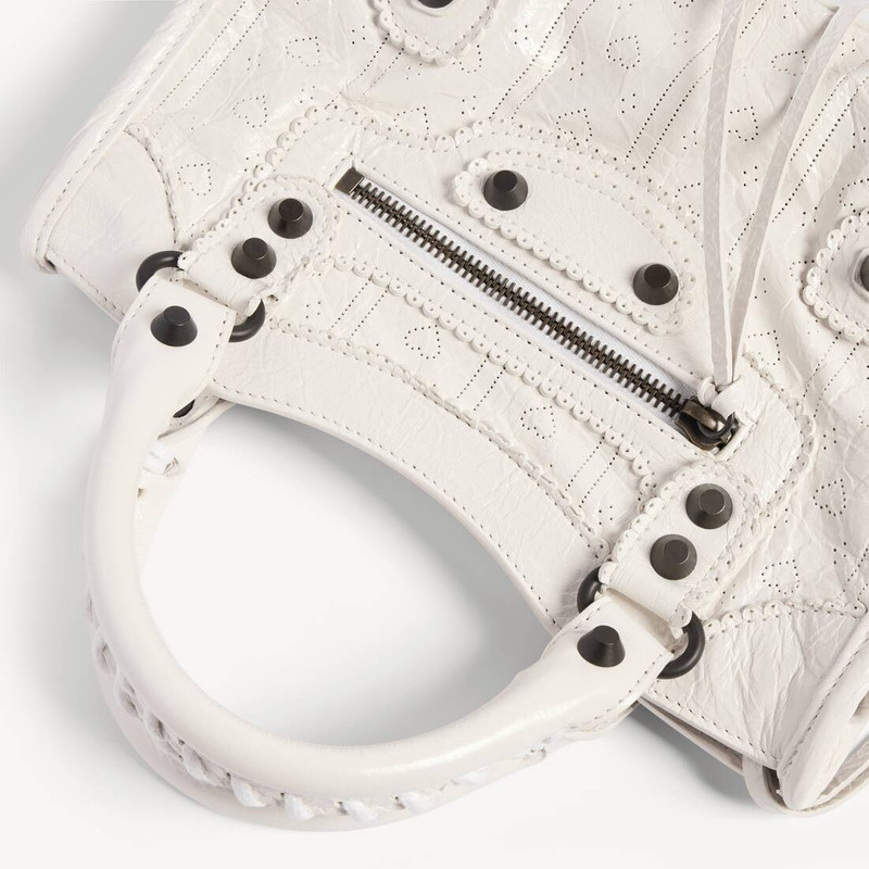 Women's Le City Bag Mini in Optic White 6