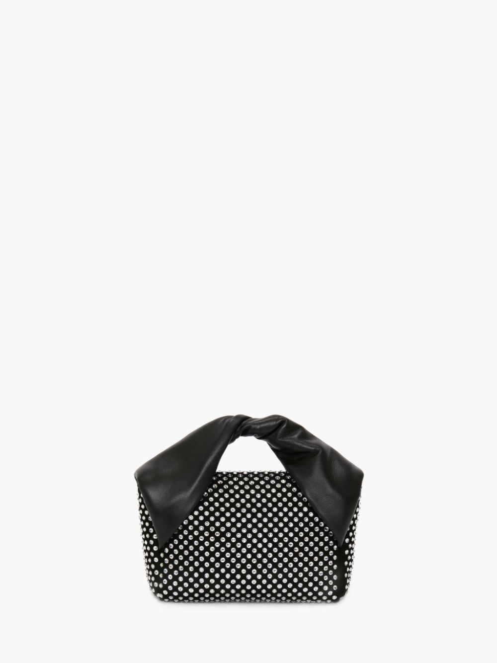 MEDIUM TWISTER - LEATHER TOP HANDLE BAG WITH CRYSTAL - 4