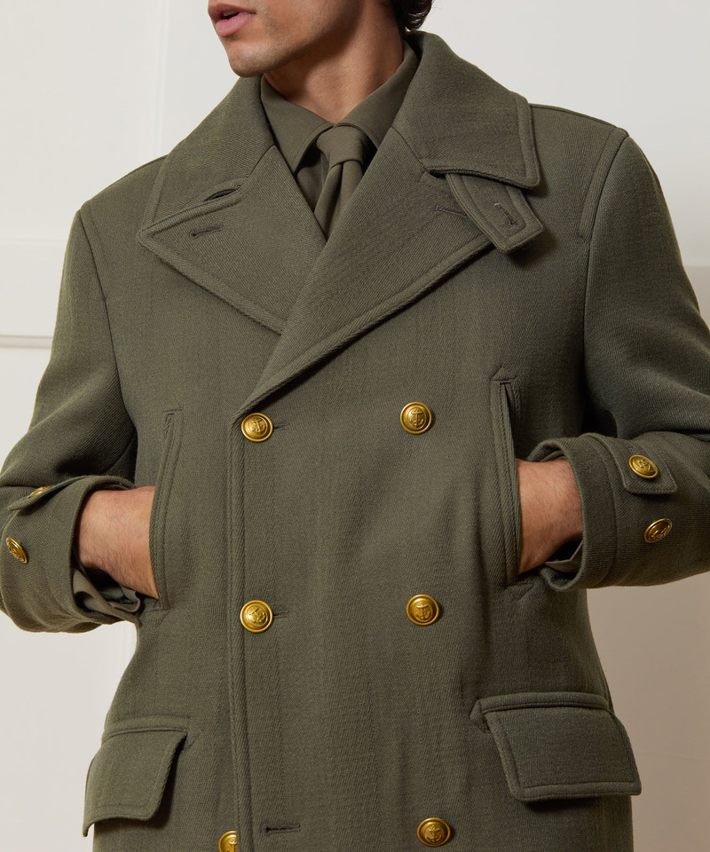 Italian Wool Officer Coat 4