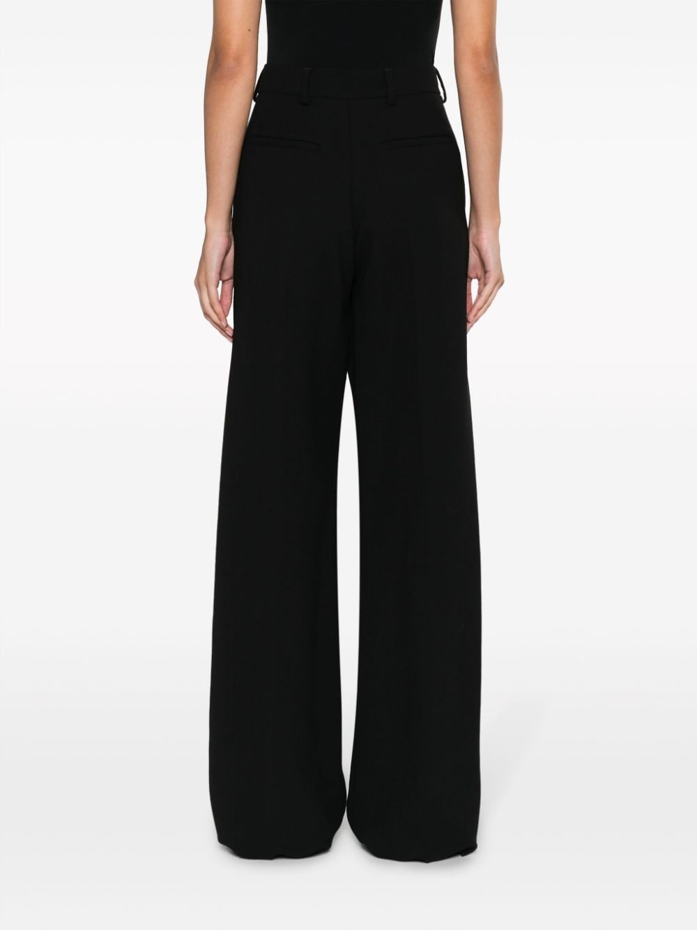 high-waisted tailored trousers - 4