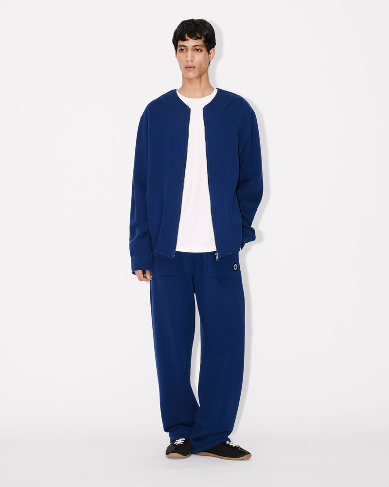 'Boke Flower 2.0' embroidered zip up cardigan in cotton 4