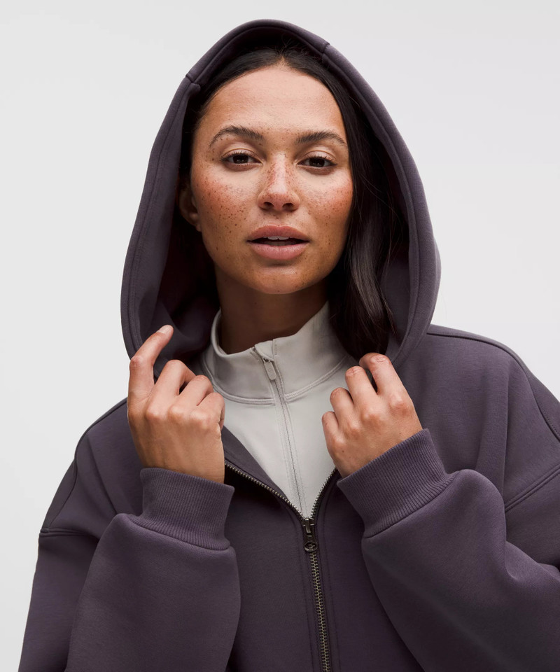 Women's Big Cozy Ultra-Oversized Full-Zip Hoodie *Long 4