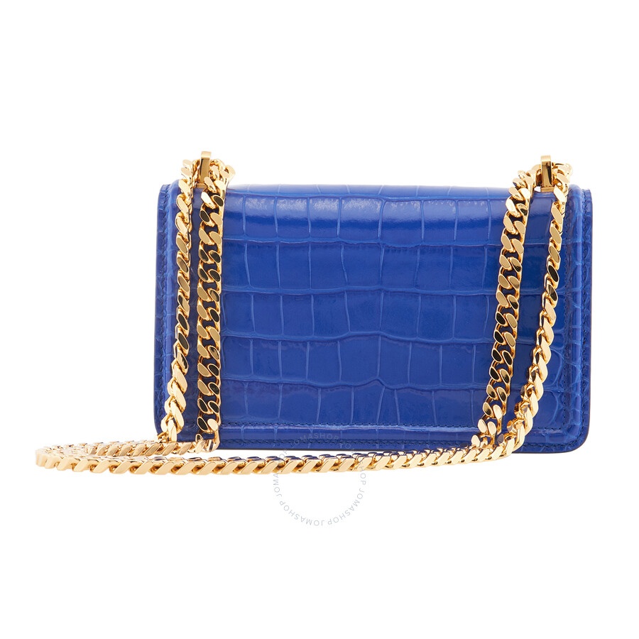 Burberry Knight Crocodile-Effect Leather Mini TB Bag - 4