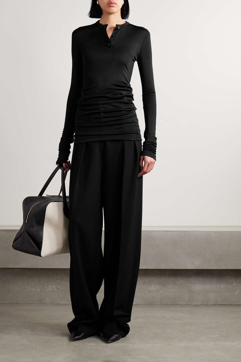 KHAITE Byron jersey mini dress outlook