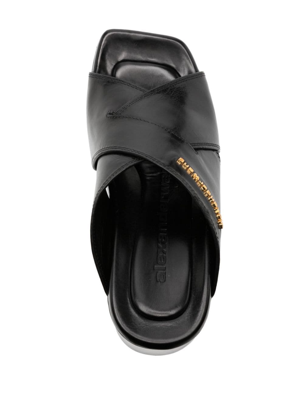 Float 105mm platform leather sandals - 4