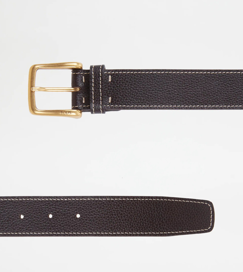Tod's LEATHER BELT - BROWN outlook