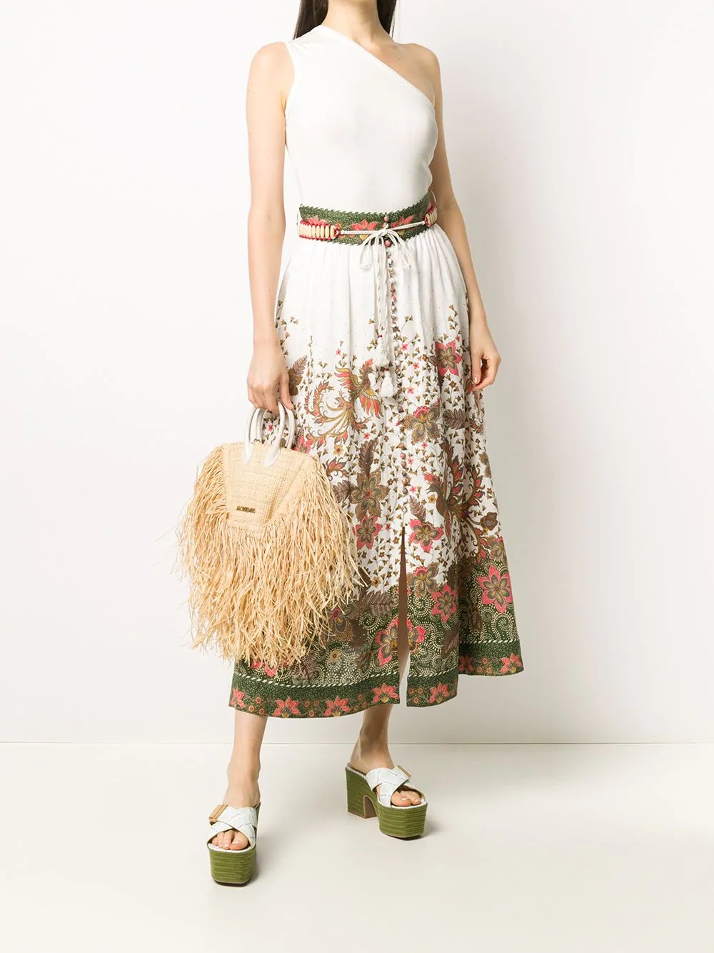 floral-print maxi skirt - 2