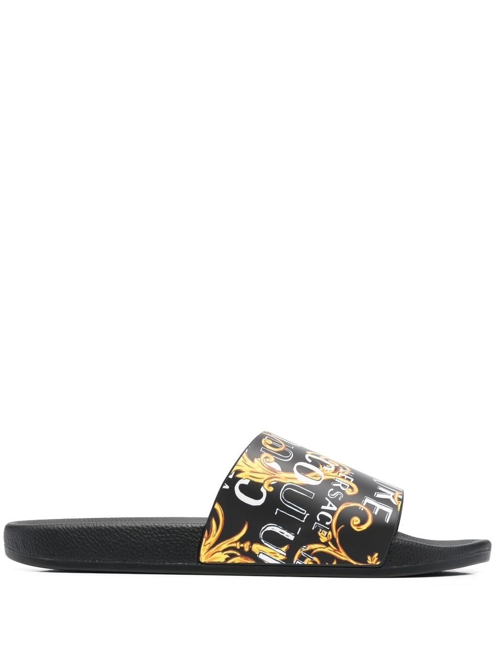 logo-print open-toe slides - 1