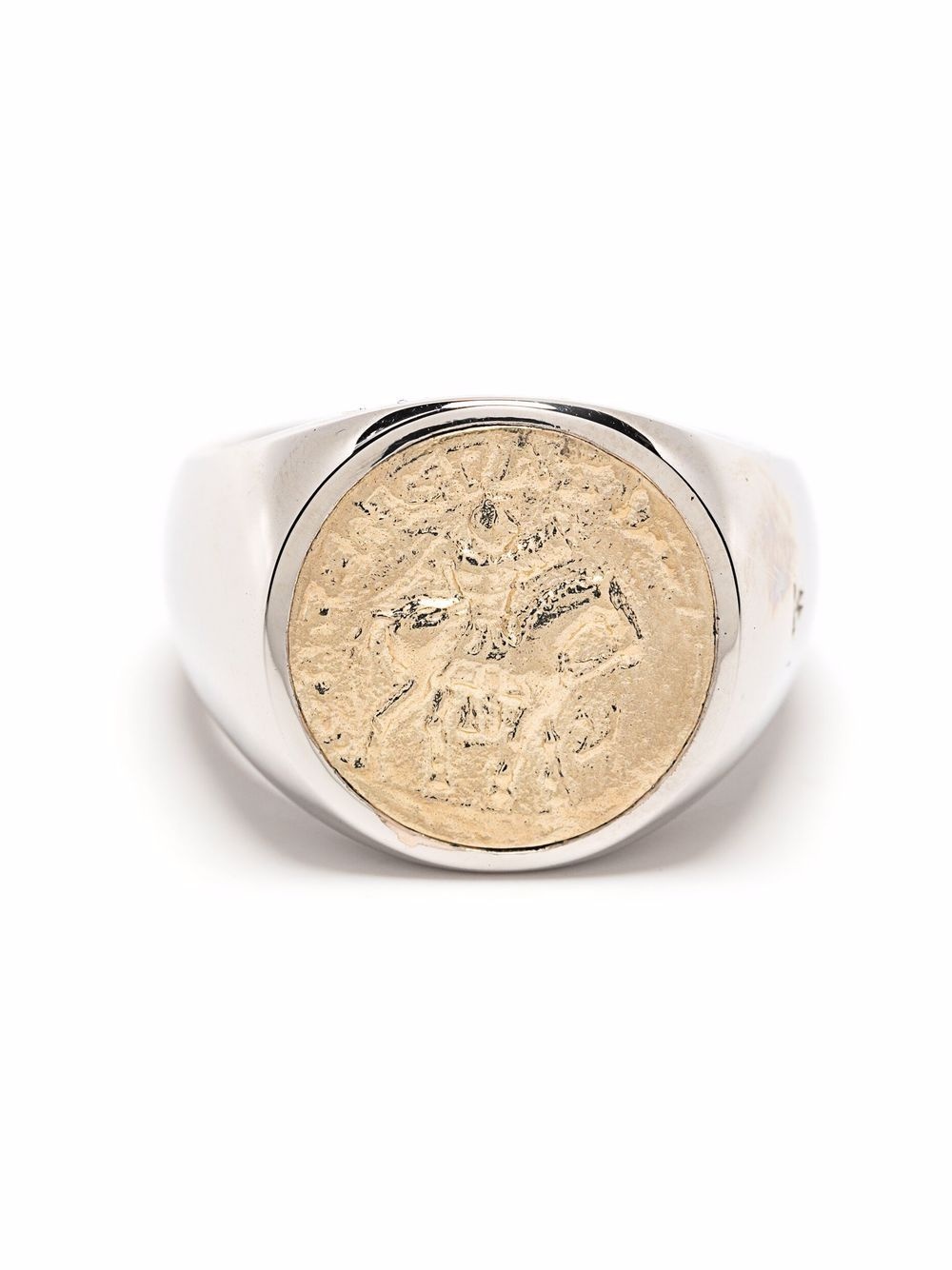 coin signet ring - 3