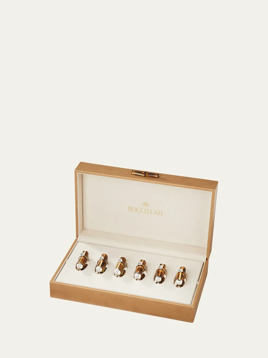 Tahiti Box of Place Card Holders, Set of 6 - 1