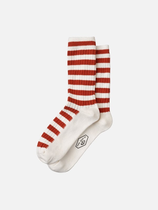 Chunky Stripe Sock Rebirth Red - 1