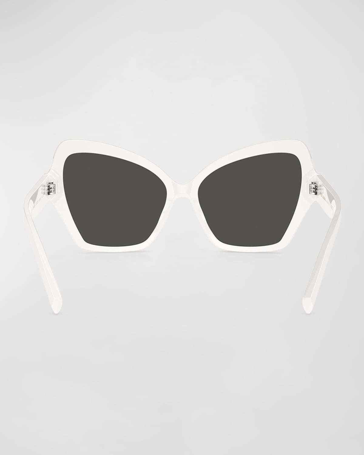 Sharp Acetate Butterfly Sunglasses - 4