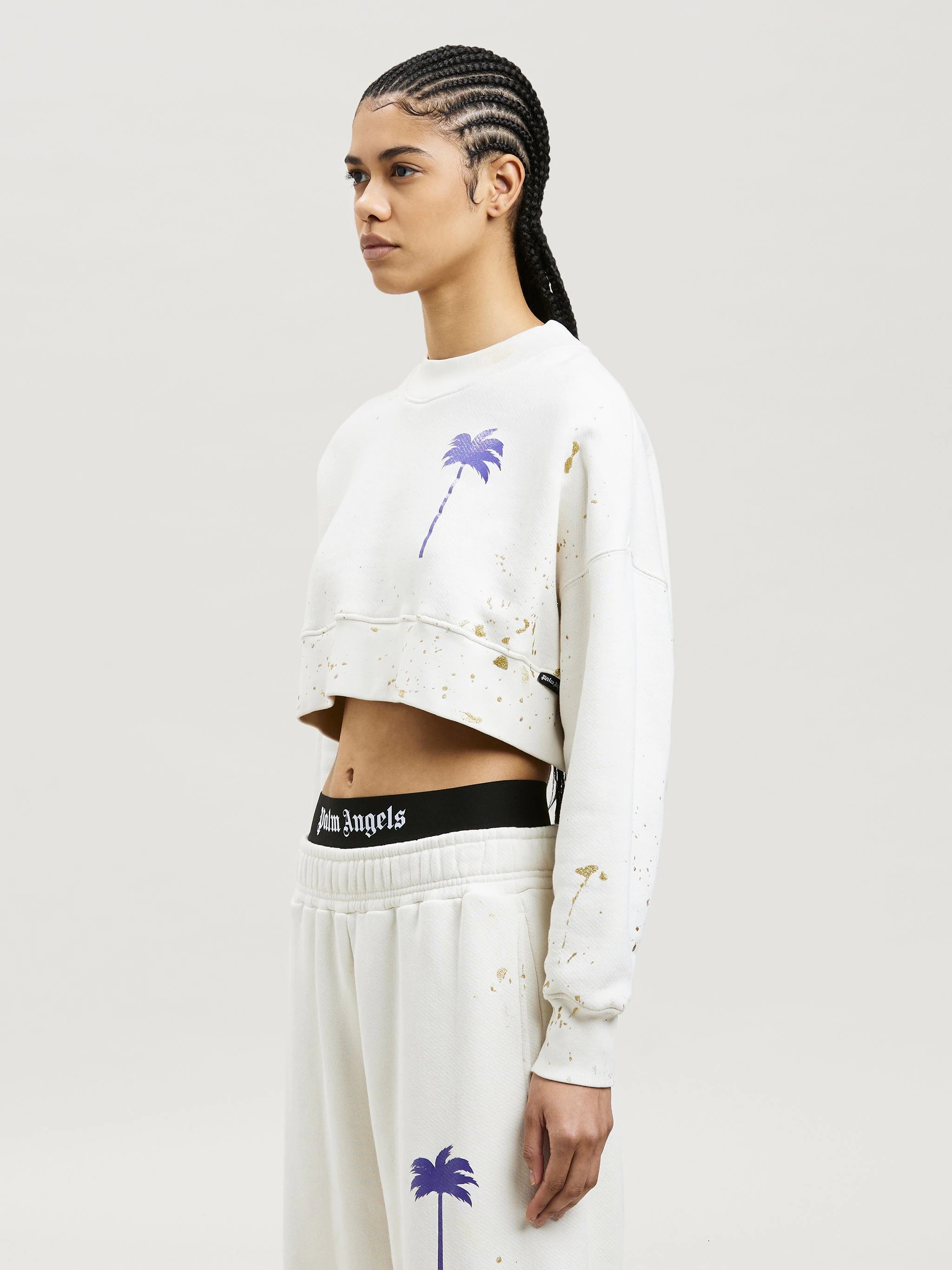 PXP PAINTED CROPPED SWEATSHIRT - 4