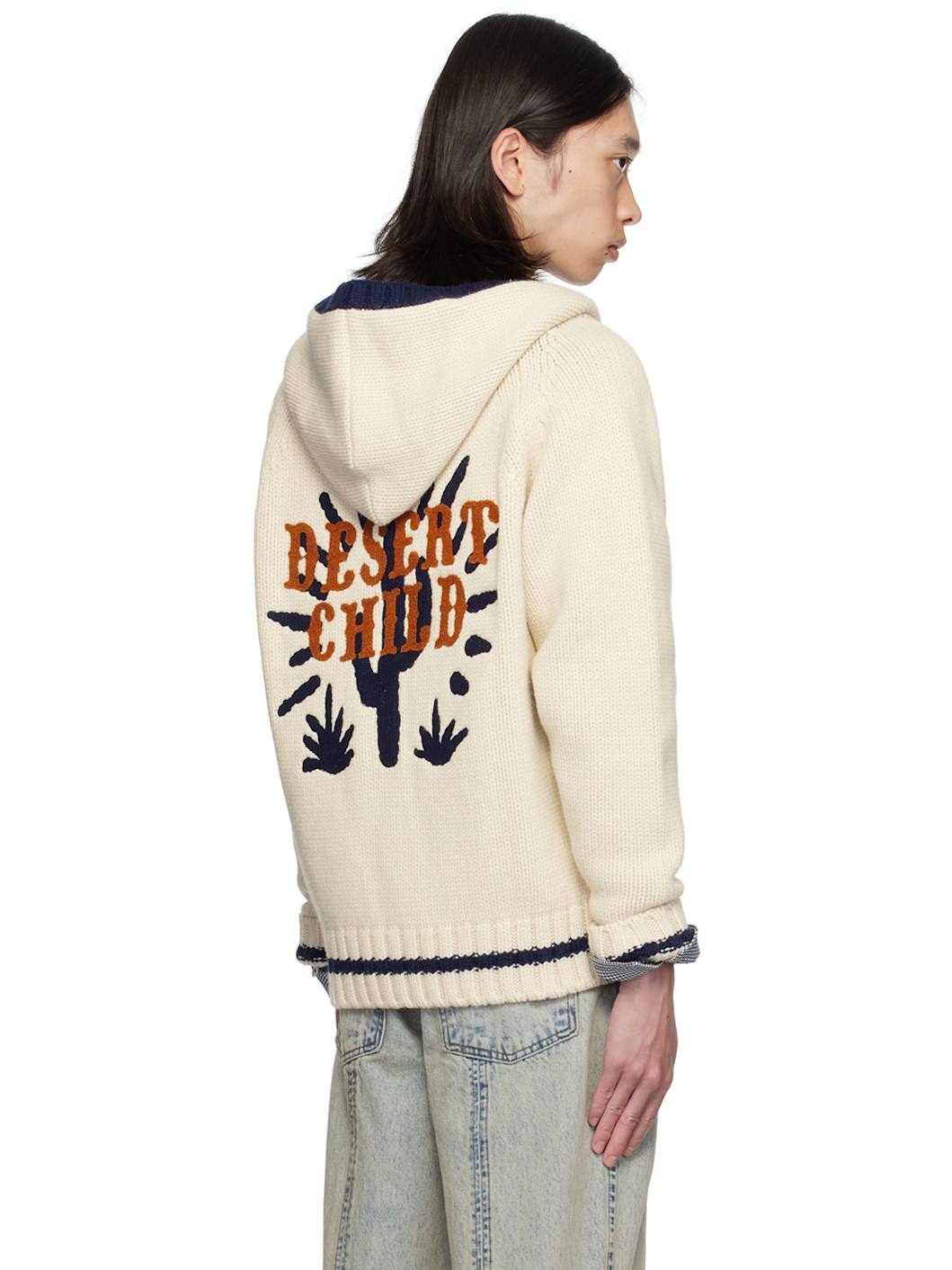 Off-White Embroidered Desert Hoodie - 3