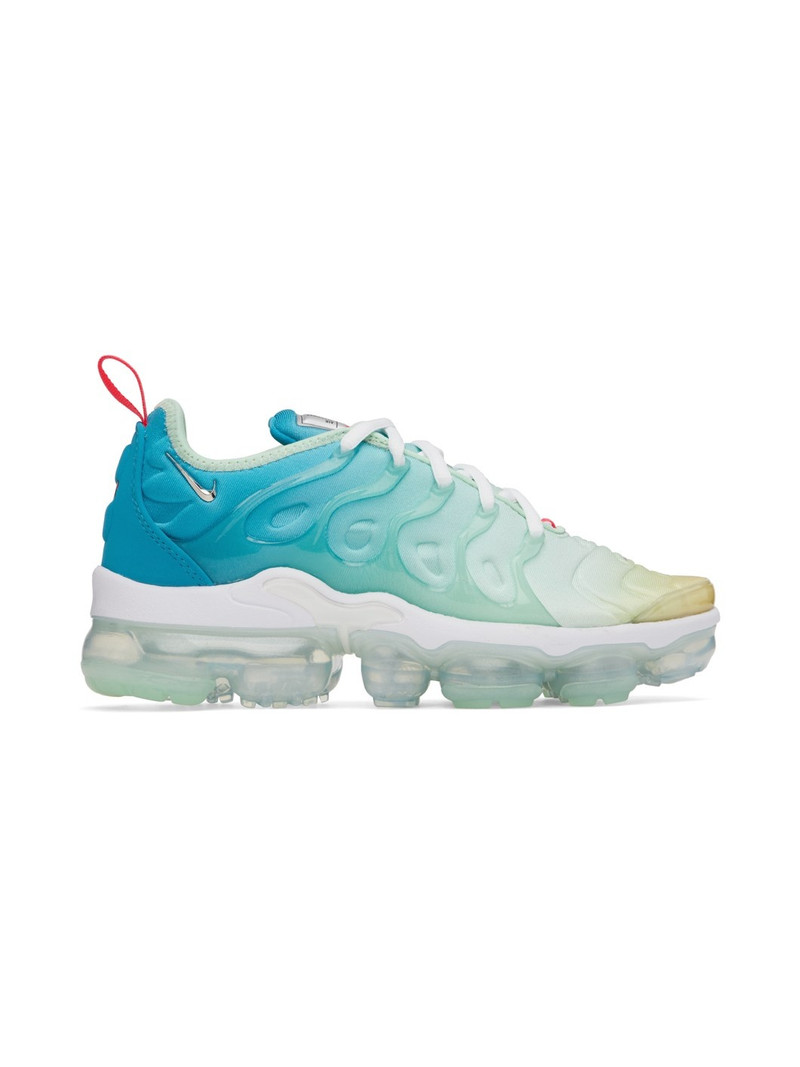 Blue & Yellow Air VaporMax Sneakers - 1