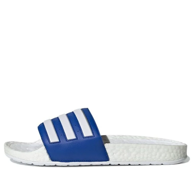 adidas Adilette 부스트 슬라이드 'White Royal Blue'GZ5313 - 1