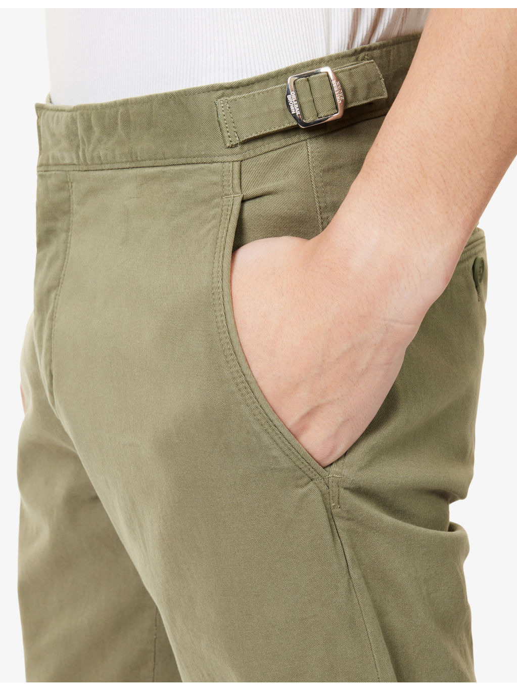Fallon Tailored-Fit Stretch-Cotton Trousers - 5