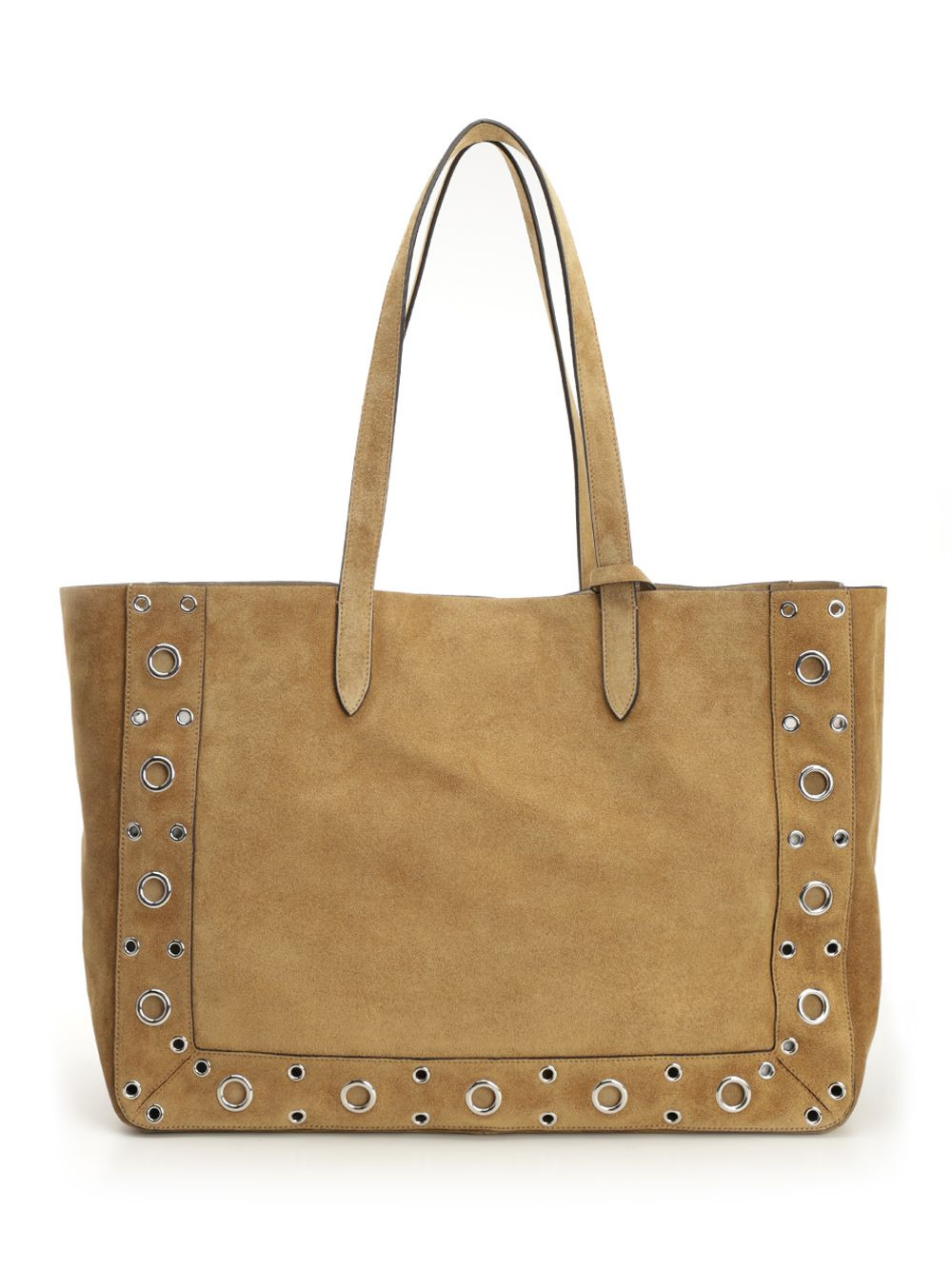 NellcôTe Large Suede Shopping Bag Handbags Brown - 3