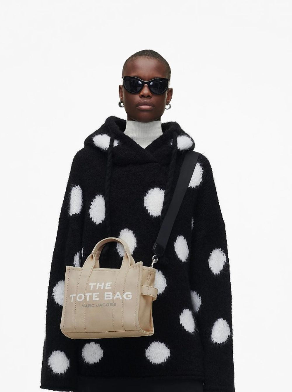 Marc Jacobs Women 'Traveler Handbag' Mini Beige Tote Bag With Logo In Fabric Woman - 5