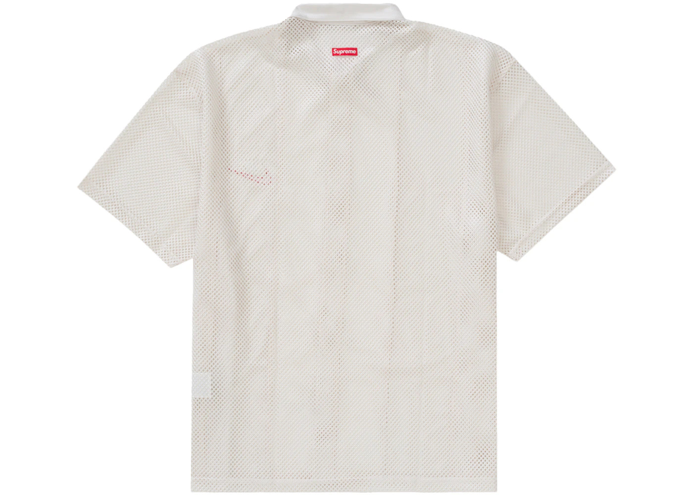 Supreme Nike Mesh S/S Shirt White - 2