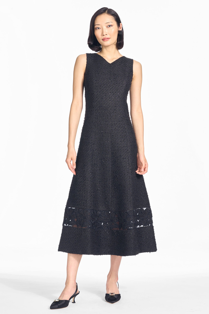 MICHAELA DRESS - CARBON ROSES 1