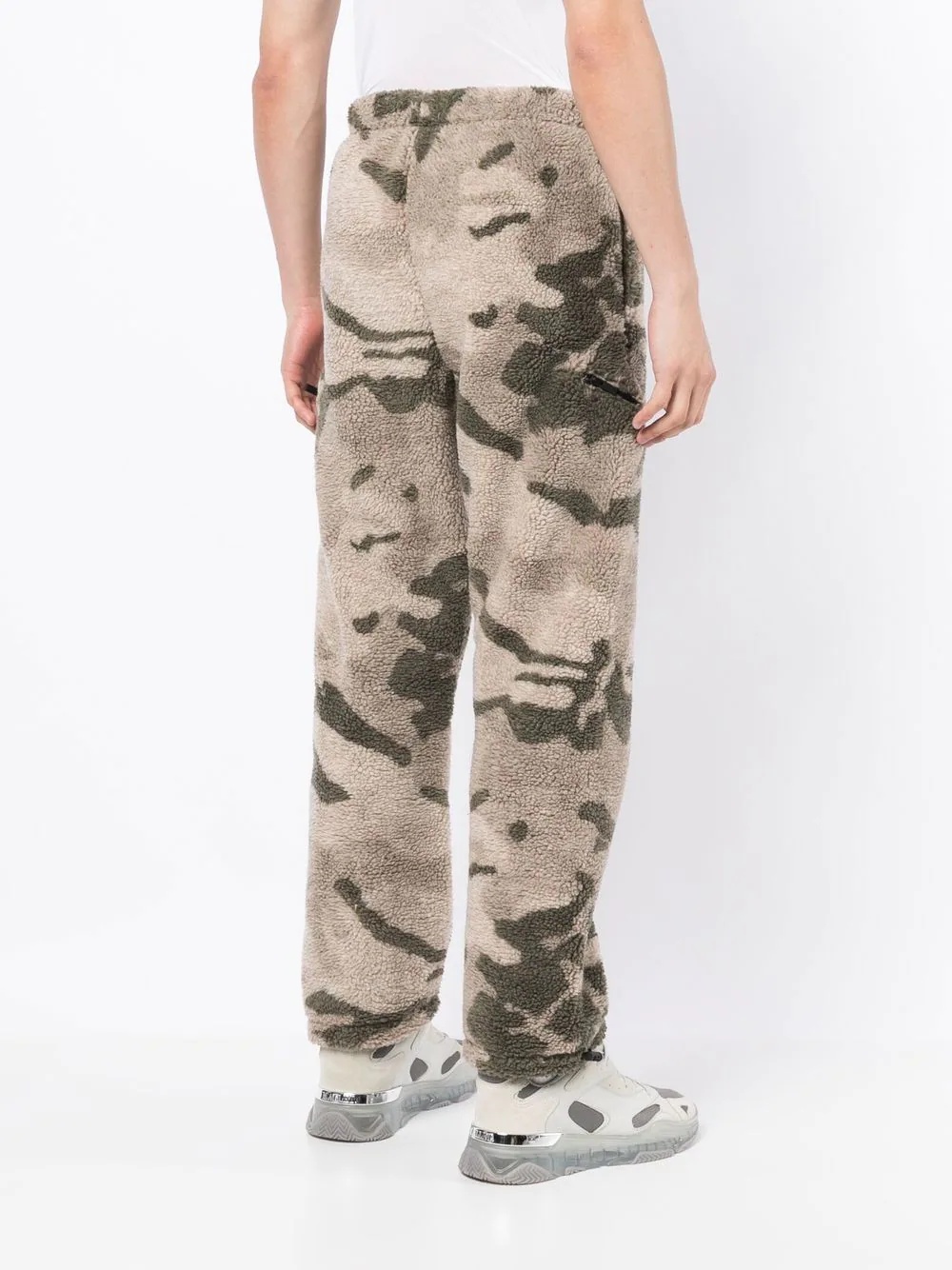 camouflage polar-fleece track pants - 3