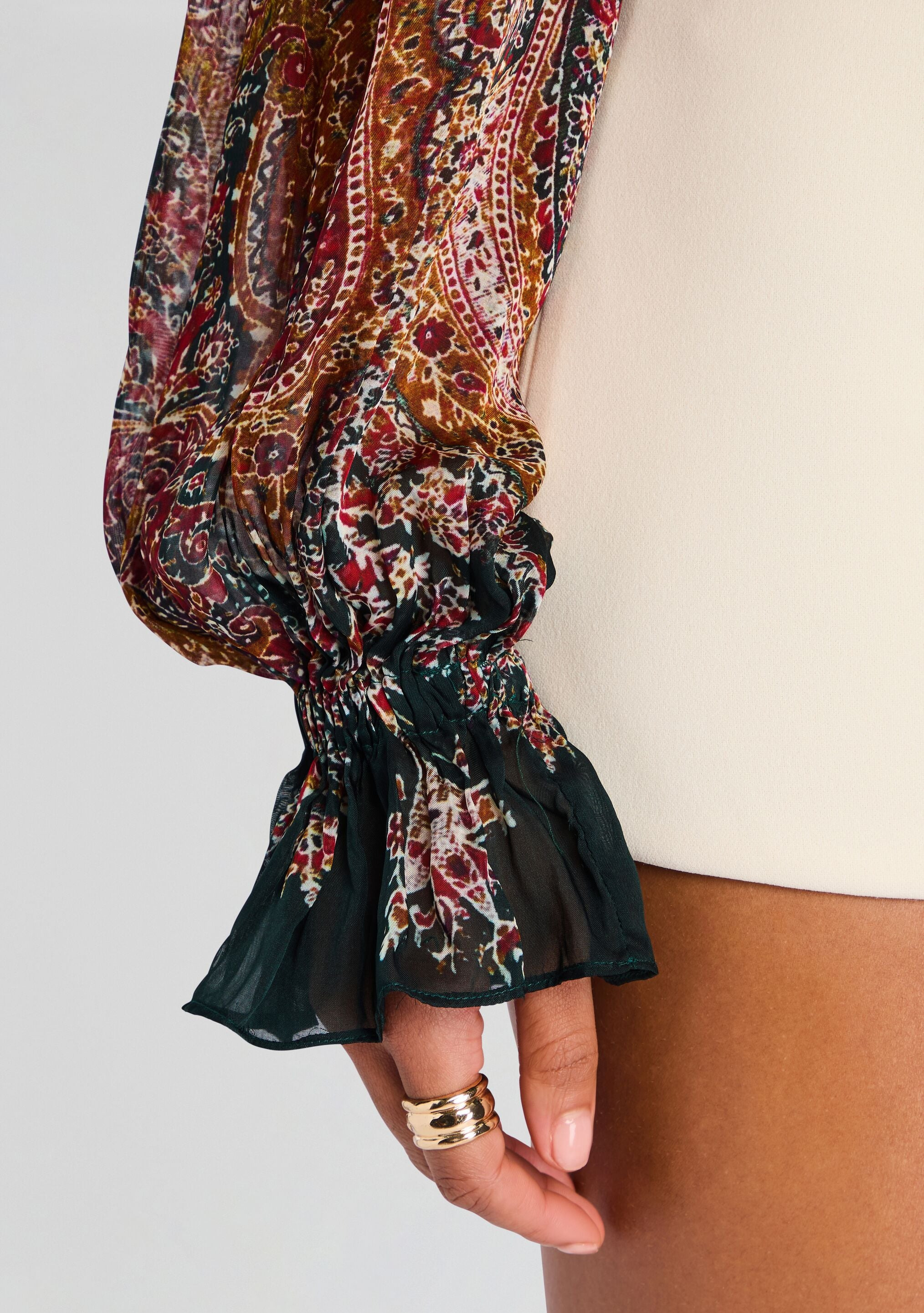 RUZA SMOCKED TOP - 2