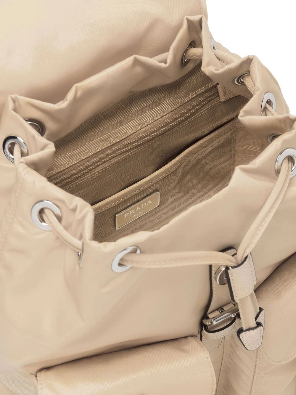 small logo-plaque backpack - 4