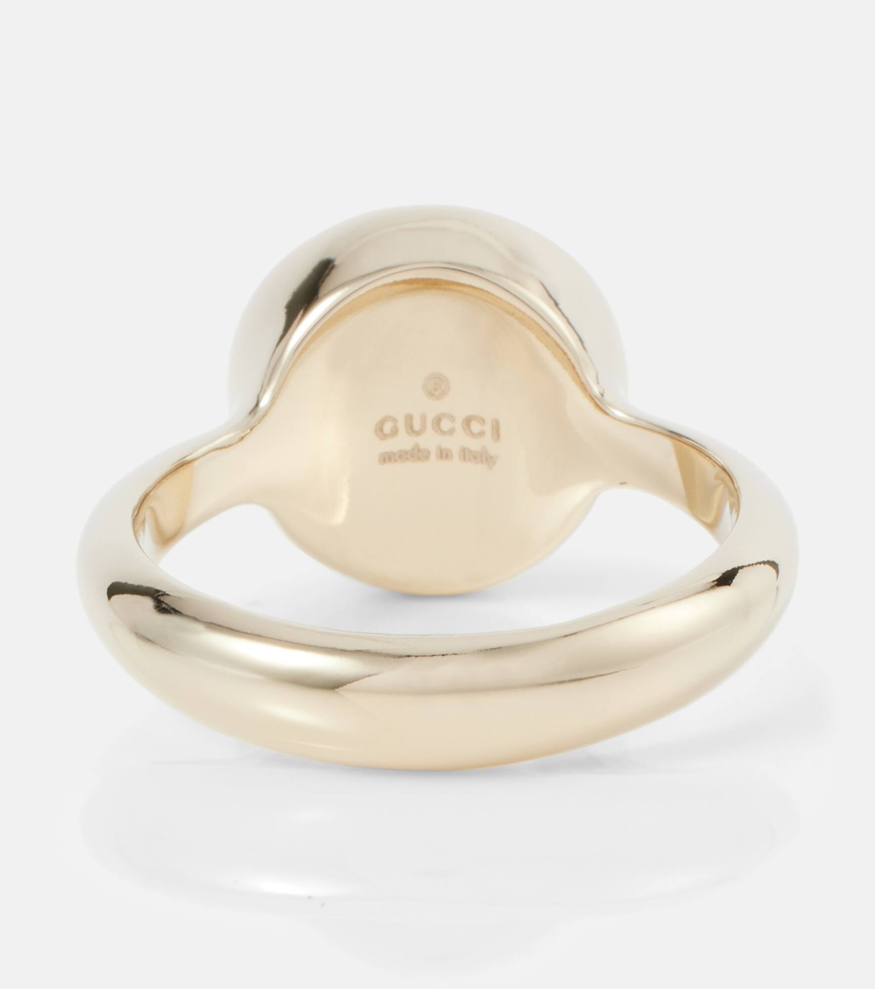 Gucci Blondie crystal-embellished ring - 4