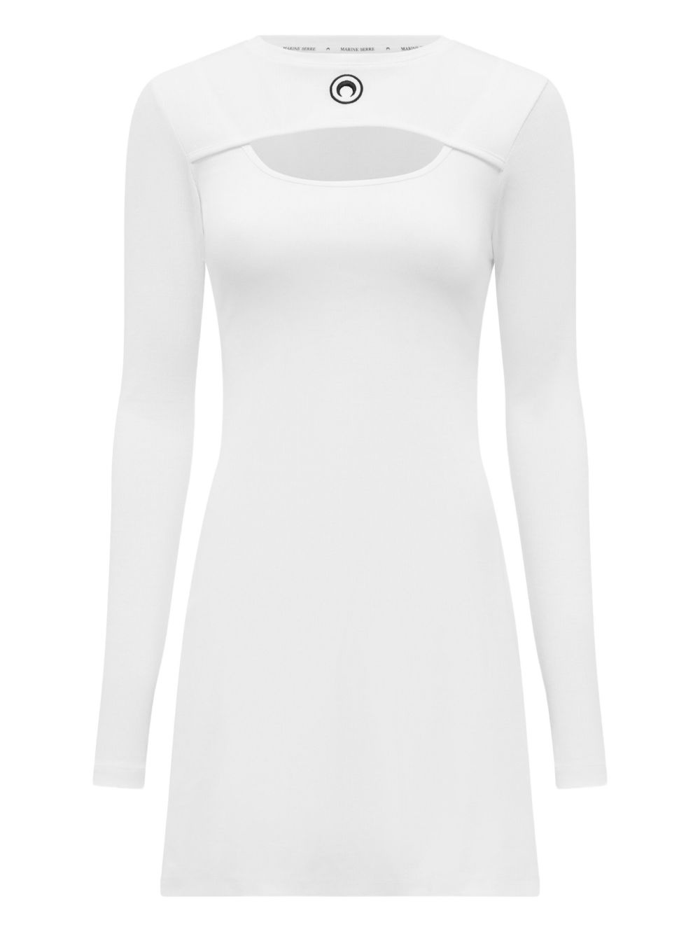 ribbed mini dress - 1