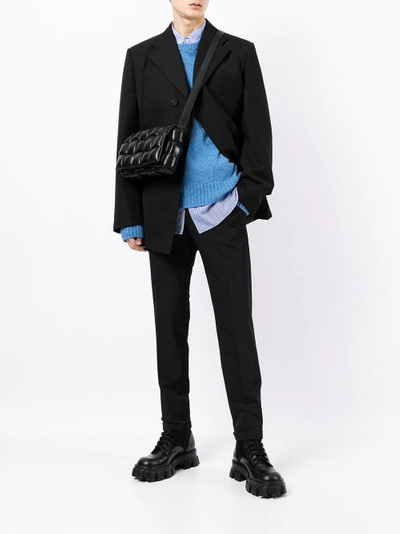 Wooyoungmi asymmetric-hem single breasted jacket outlook