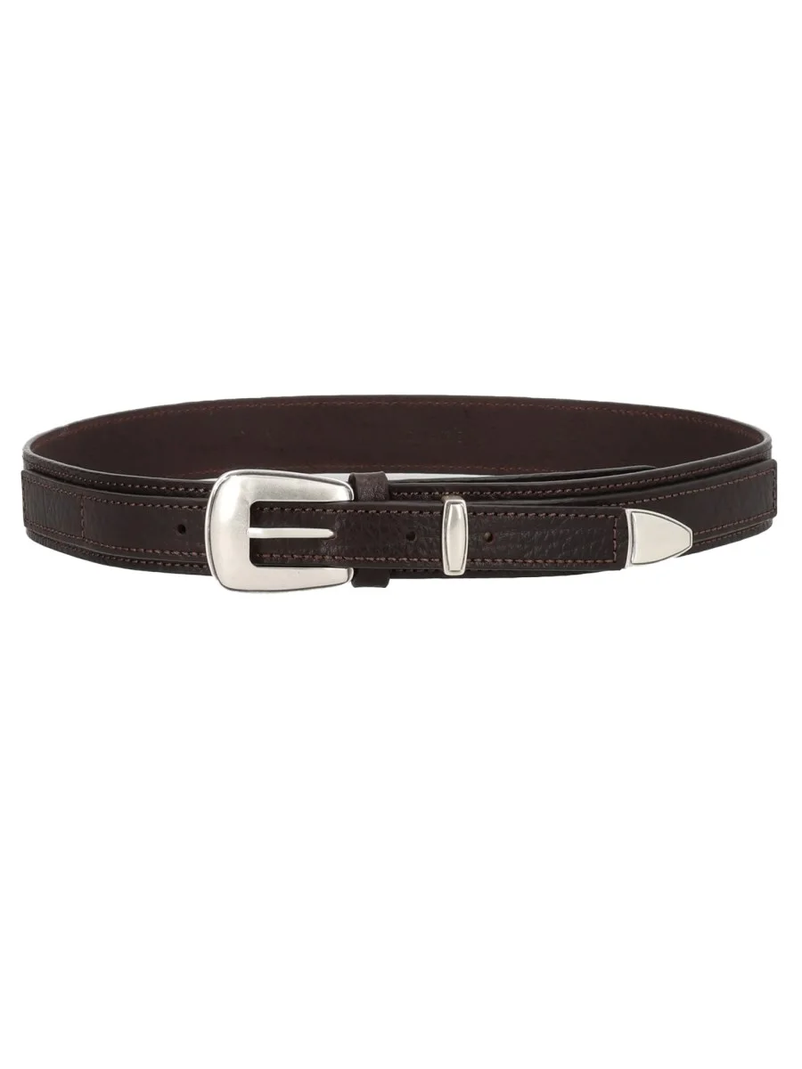 MINIMAL WESTERN LEATHER BELT - 1