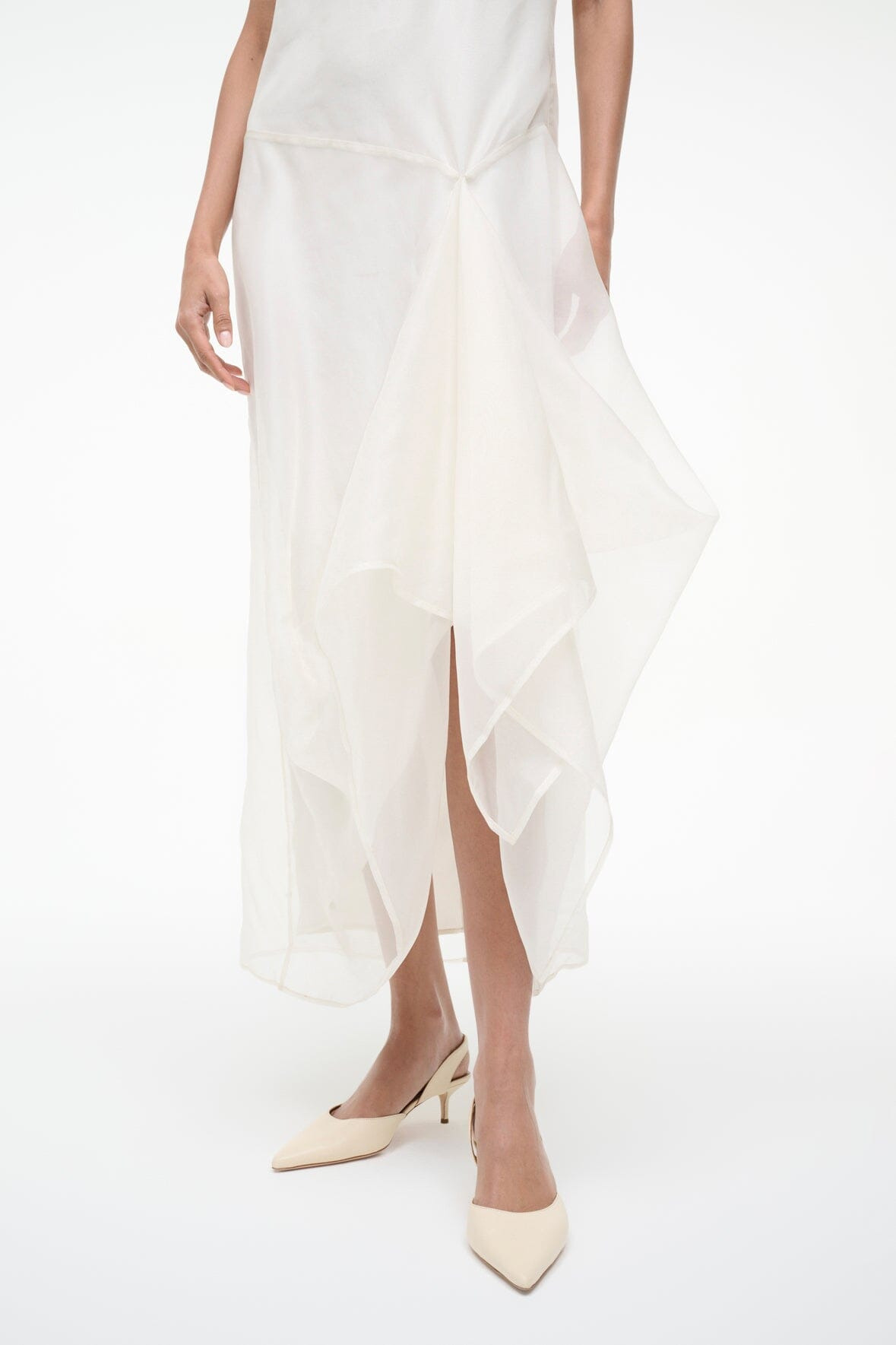 STAUD VIOLA DRESS IVORY - 6