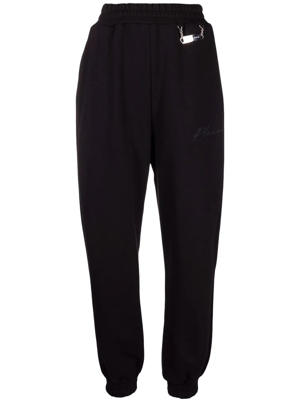 signature logo-embroidered joggers - 1